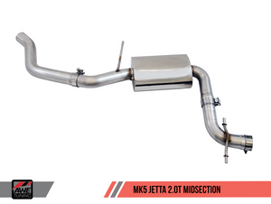AWE Tuning Mk5 Jetta 2.0T - GLI Touring Edition Exhaust - Polished Silver Tips
