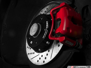 Rear Cross-Drilled & Slotted 2-Piece Brake Rotors - Pair (282x12)