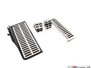 Brushed Stainless Pedal Set w/ Dead Pedal - Manual | ES3028617