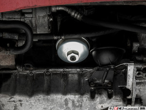 Billet Aluminum Oil Filter Housing - Polished/Clear Anodized