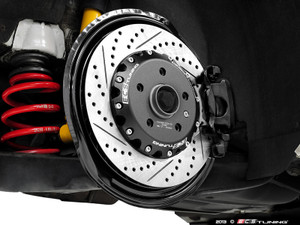 Front and Rear Cross-Drilled & Slotted 2-Piece Brake Rotor Kit (340x30/310x22)