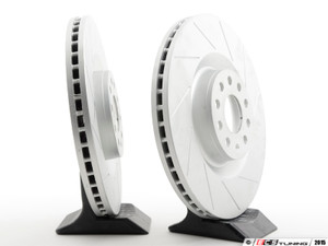 Front Big Brake Kit - ECS Slotted Rotors (345x30) | ES2986821