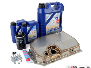 ECS Tuning Stainless Steel Oil Pan Replacement Kit - Complete | ES3143317
