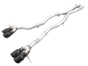 AWE Track Edition Exhaust for BMW G8X M3/M4 - Chrome Silver Tips