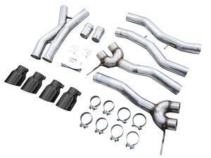 AWE Track Edition Exhaust for BMW G8X M3/M4 - Diamond Black Tips
