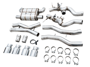 AWE SwitchPath™ Exhaust for BMW G8X M3/M4 - Chrome Silver Tips