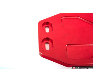 Billet Aluminum Tunnel Brace - Front - Red Anodized