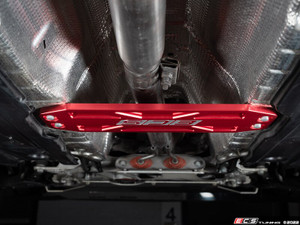Billet Aluminum Tunnel Brace - Front - Red Anodized