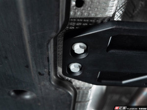 Billet Aluminum Tunnel Brace - Front - Black Anodized