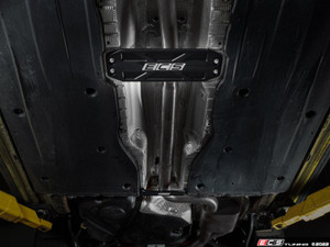 Billet Aluminum Tunnel Brace - Front - Black Anodized