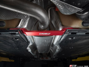 Billet Aluminum Tunnel Brace Kit - Front & Rear - Red Anodized