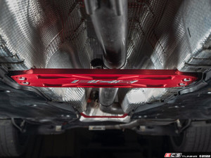 Billet Aluminum Tunnel Brace Kit - Front & Rear - Red Anodized
