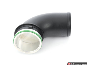 N54/N55 Lower Charge Pipe Kit - Powdercoated Black