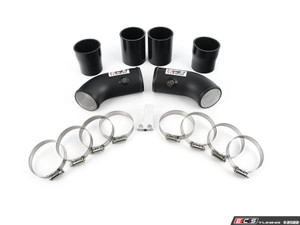 S63 Charge Pipe Kit - Powdercoated Black