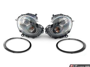 Xenon Headlight Titanium Gray 25 W And Black Line Trim - Set