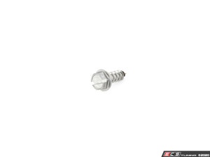 M6.3x19 Slotted Metric Hex Head Plate Screw, Stainless Steel - Each