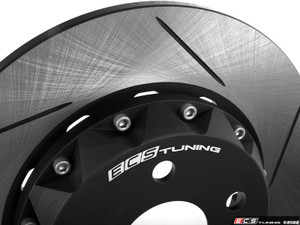 Rear Slotted 2-Piece Semi-Floating Brake Rotors - Pair (300x12)