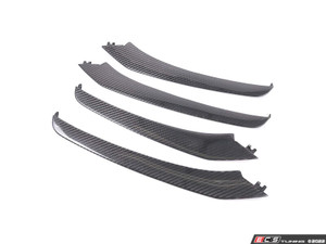 Rennline Carbon Fiber Front Air Duct Splitters - Carrera S