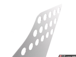 Aluminum Heel Guard Pad - Silver