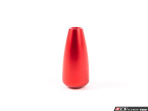 Billet Aluminum Defrost Knob - Teardrop - Red