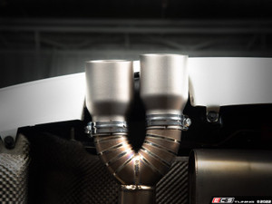 ECS "Ti.22" UNIVERSAL Exhaust Tips - 3.5" Titanium - Matte Finish - Pair