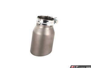 ECS "Ti.22" UNIVERSAL Exhaust Tips - 3.5" Titanium - Matte Finish - Set of Four