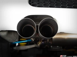 ECS "Ti.22" UNIVERSAL Exhaust Tips - 3.5" Titanium - Matte Finish - Set of Four