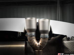 ECS "Ti.22" UNIVERSAL Exhaust Tips - 3.5" Titanium - Matte Finish - Set of Four