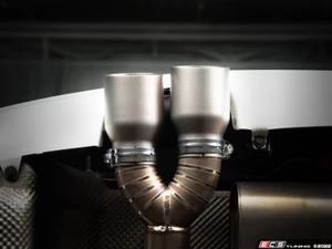 ECS "Ti.22" UNIVERSAL Exhaust Tip - 3.5" Titanium - Matte Finish - Priced Each