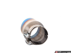 ECS "Ti.22" UNIVERSAL Exhaust Tip - 3.5" Titanium - Burnt Finish - Priced Each