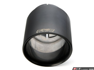 ECS UNIVERSAL Swivel Exhaust Tip - 4.0" Black Chrome - Priced Each