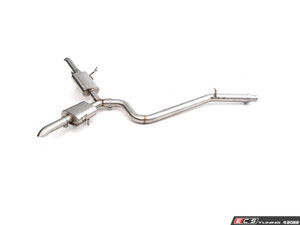Tiguan MQB 2.0T Catback Exhaust System - With OE-Style Turndown Tailpipes