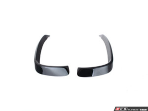 C7 S6 / A6 S-Line Front Bumper Grille Accent Set - Gloss Black
