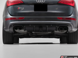B8 SQ5 Rear Diffuser - Gloss Black