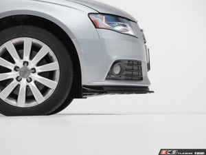 Gloss Black Front Lip Spoiler - Audi B8 A4 Pre-Facelift Non S-Line
