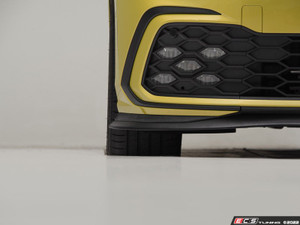 VW MK8 GTI Front Lip Spoiler - Flush Style - Textured Black