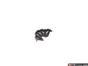 VW MK8 GTI Front Lip Spoiler - Flush Style - Textured Black