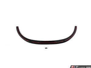 VW MK8 GTI Front Lip Spoiler - Flush Style - Gloss Black