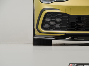 VW MK8 GTI Front Lip Spoiler - Traditional Style - Gloss Black