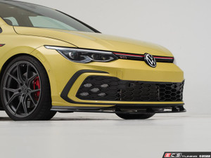 VW MK8 GTI Front Lip Spoiler - Traditional Style - Gloss Black