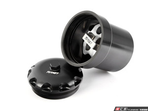 Turner Triple Baffled Power Steering Reservoir - Straight Mount