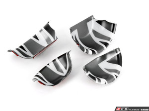 MINI Cooper F55 F56 F57 Door Pull Caps - Black Jack