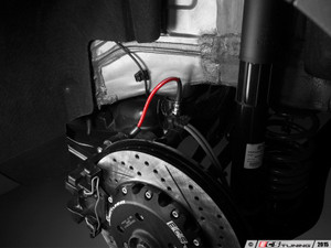 MK8 Golf R Exact-Fit Stainless Steel Brake Line Kit - Front & Rear Set - Red