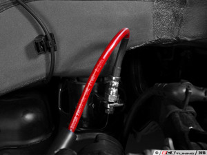 MK8 Golf R Exact-Fit Stainless Steel Brake Line Kit - Front & Rear Set - Red