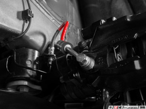 MK8 Golf R Exact-Fit Stainless Steel Brake Line Kit - Front & Rear Set - Red