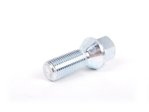 KarWerks Conical Seat M14 X 1.5 X 35 Silver Zinc Plated 17mm Bolt Head - Priced Each