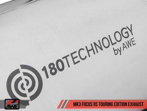 AWE Ford Focus ST Touring Edition Cat-back Exhaust - Resonated - Diamond Black Tips
