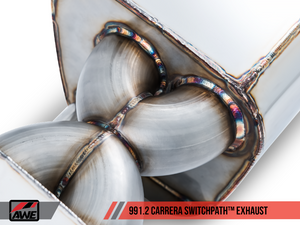 AWE Tuning 991.2 Carrera / S SwitchPath Exhaust for PSE Cars - Chrome Silver Tips