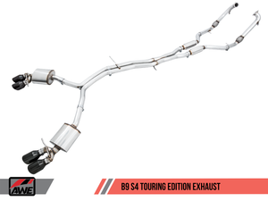 AWE Tuning Audi B9 S4 Touring Edition Exhaust (Chrome Silver 102mm Tips)