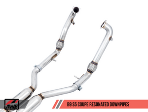 AWE Tuning Audi B9 S5 Coupe Touring Edition Exhaust (Chrome Silver 102mm Tips)